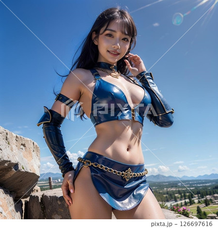 青空と戦士コスプレ 青空と戦士コスプレ 126697616