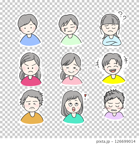 有各種情緒的孩子 有各種情緒的孩子 126699014