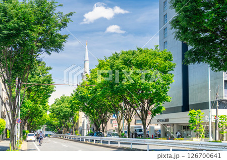 東京・渋谷区　代々木上原　井の頭通り 126700641