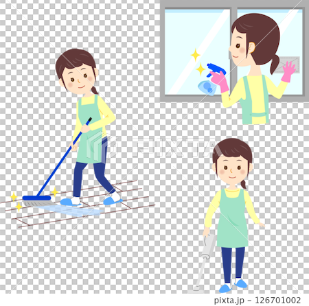 人物清潔套裝 人物清潔套裝 126701002