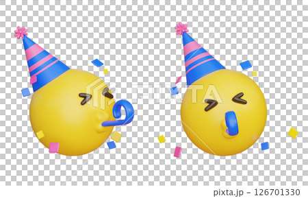 celebration Party Emoji 3D Icon 126701330