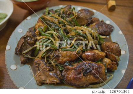 レバニラ炒め 126701362