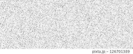 Black rough grain background. Random noise snow overlay texture. Abstract grunge grit dotted wallpaper. Distressed gritty dust backdrop with speckles, flecks, particles, drops, specks. Vector Black rough grain background. Random noise snow overlay texture. Abstract grunge grit dotted wallpaper. Distressed gritty dust backdrop with speckles, flecks, particles, drops, specks. Vector 126701389