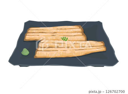 うなぎの白焼きイラスト 126702700