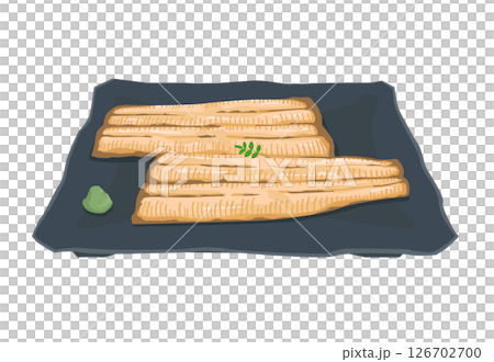 うなぎの白焼きイラスト 126702700