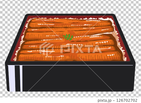 うな重のイラスト うな重のイラスト 126702702