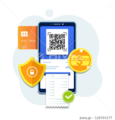 Mobile QR Payment With Security 126703177