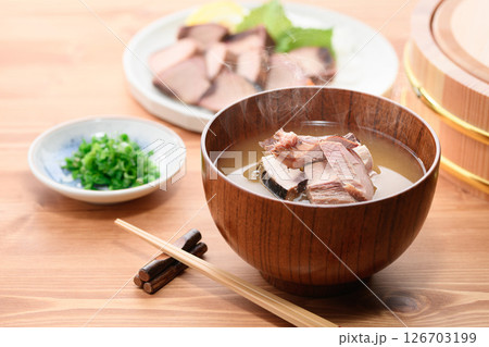 かつお生節（なまり節）の味噌汁 126703199