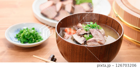 かつお生節（なまり節）の味噌汁 126703206