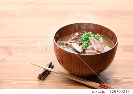 かつお生節（なまり節）の味噌汁 126703212