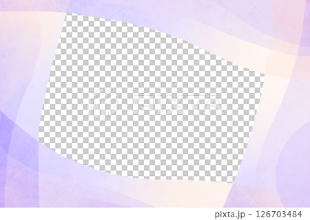 斑駁的方形背景框紫色 126703484
