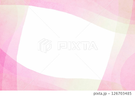 まだら四角の背景フレーム ピンク 126703485