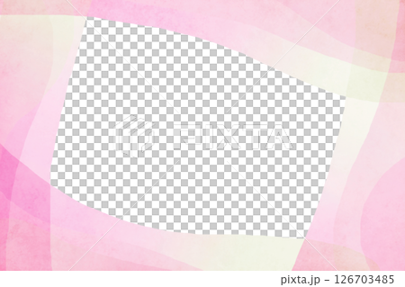 斑駁的方形背景框粉紅色 126703485