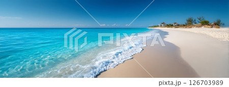 青空とビーチ 126703989