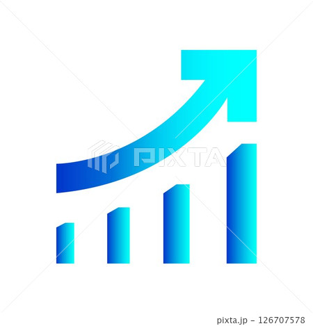 3d network signal bar on white background 3d network signal bar on white background 126707578