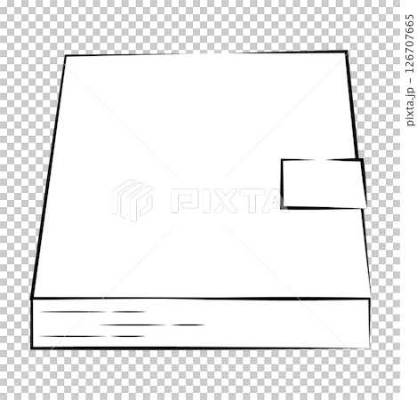 A simple closed notebook 126707665