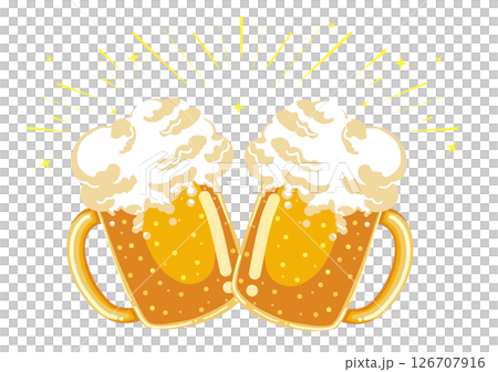 ビールで乾杯！ 126707916