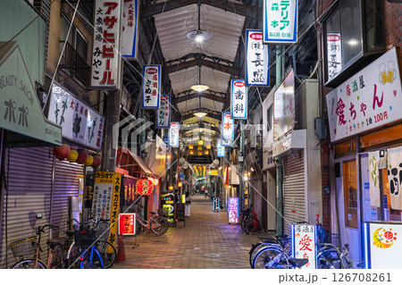 《大阪府》西成・ノスタルジックな商店街 《大阪府》西成・ノスタルジックな商店街 126708261