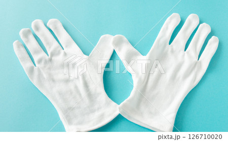 1双の綿薄手袋　作業用薄手手袋 126710020