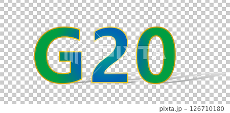 G20、青と緑のロゴ、自然環境とエコロジー、アイキャッチ G20、青と緑のロゴ、自然環境とエコロジー、アイキャッチ 126710180
