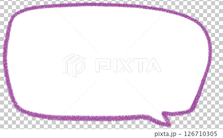 一個簡單的手寫方形氣泡 一個簡單的手寫方形氣泡 126710305