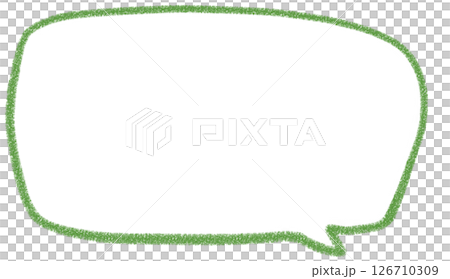 一個簡單的手寫方形氣泡 126710309