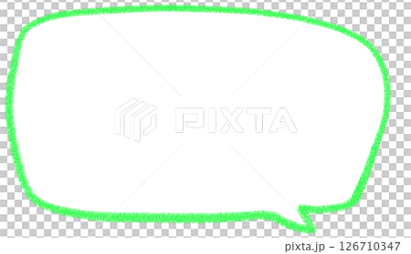 一個簡單的手寫方形氣泡 一個簡單的手寫方形氣泡 126710347