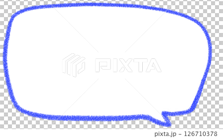 一個簡單的手寫方形氣泡 一個簡單的手寫方形氣泡 126710378