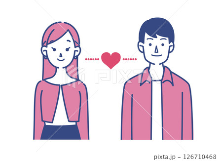 カップルのイラスト 126710468