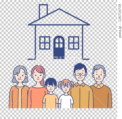 Family illustrations 126710739