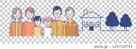 Family illustrations 126710741