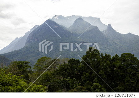 Doi Luang Chiang Dao Chiang Mai Thailand. beautiful sun rise 126711077