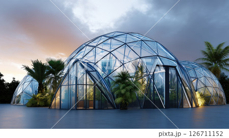 Agricultural robot and autonomous car working in smart farm, future 5G technology with smart farming concept. Modernization and implementation of new technologies in agricultural direction 126711152