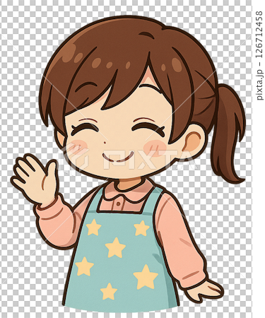 幼稚園の先生のイラスト2 126712458