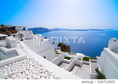 Oia, traditional greek village 126712663