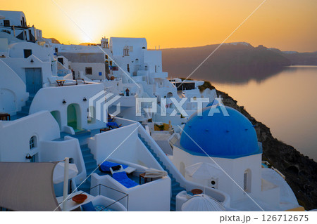 Oia, traditional greek village Oia, traditional greek village 126712675