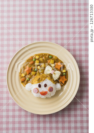 似顔絵カレー 126713380