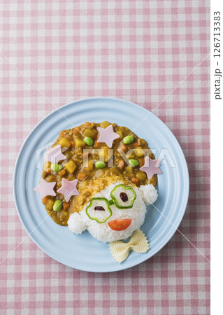 似顔絵カレー 126713383