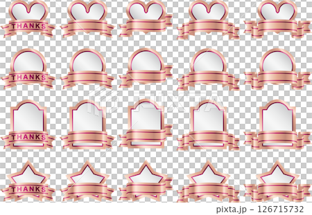 Label with obi 2, 8 peach gold Label with obi 2, 8 peach gold 126715732