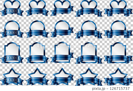 Label with obi 2, 15 blue 126715737