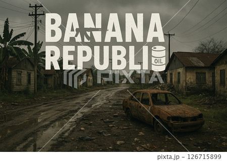 Abandoned Road in the Banana Republic: Rustic Decay Amidst Nature Abandoned Road in the Banana Republic: Rustic Decay Amidst Nature 126715899