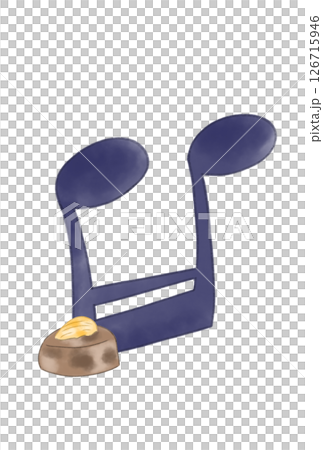 チョコレートの付いた音符 126715946