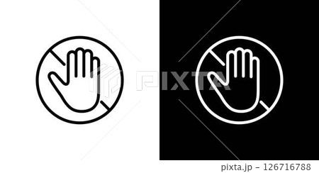 禁止のラインアイコン 126716788