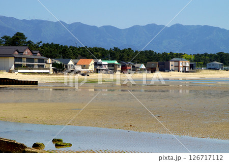 福岡県　福津ビーチエリア　津屋崎海岸 126717112