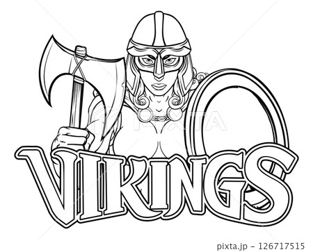 Viking Trojan Spartan Celtic Warrior Knight Woman Viking Trojan Spartan Celtic Warrior Knight Woman 126717515