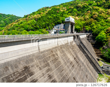 広島県呉市安浦町にある野呂川ダム 広島県呉市安浦町にある野呂川ダム 126717626