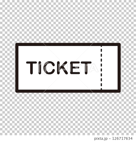 1枚のチケット 126717634