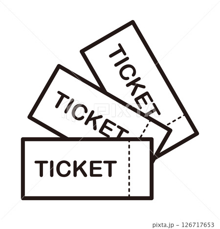3枚のチケット 126717653