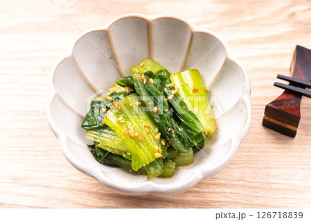 青梗菜の中華風おひたし 青梗菜の中華風おひたし 126718839