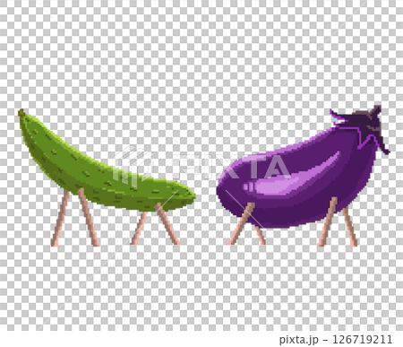 精霊馬・送り盆(ドット)お盆、先祖供養、夏、伝統、日本 精霊馬・送り盆(ドット)お盆、先祖供養、夏、伝統、日本 126719211